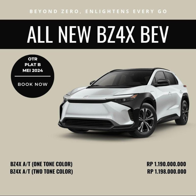 Toyota All New BZ4X BEV